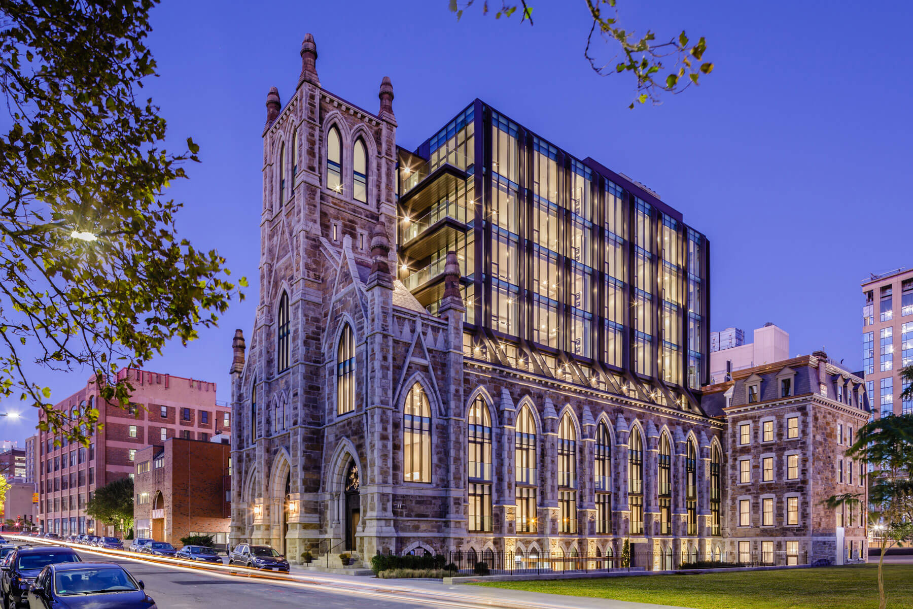 The Lucas building exterior