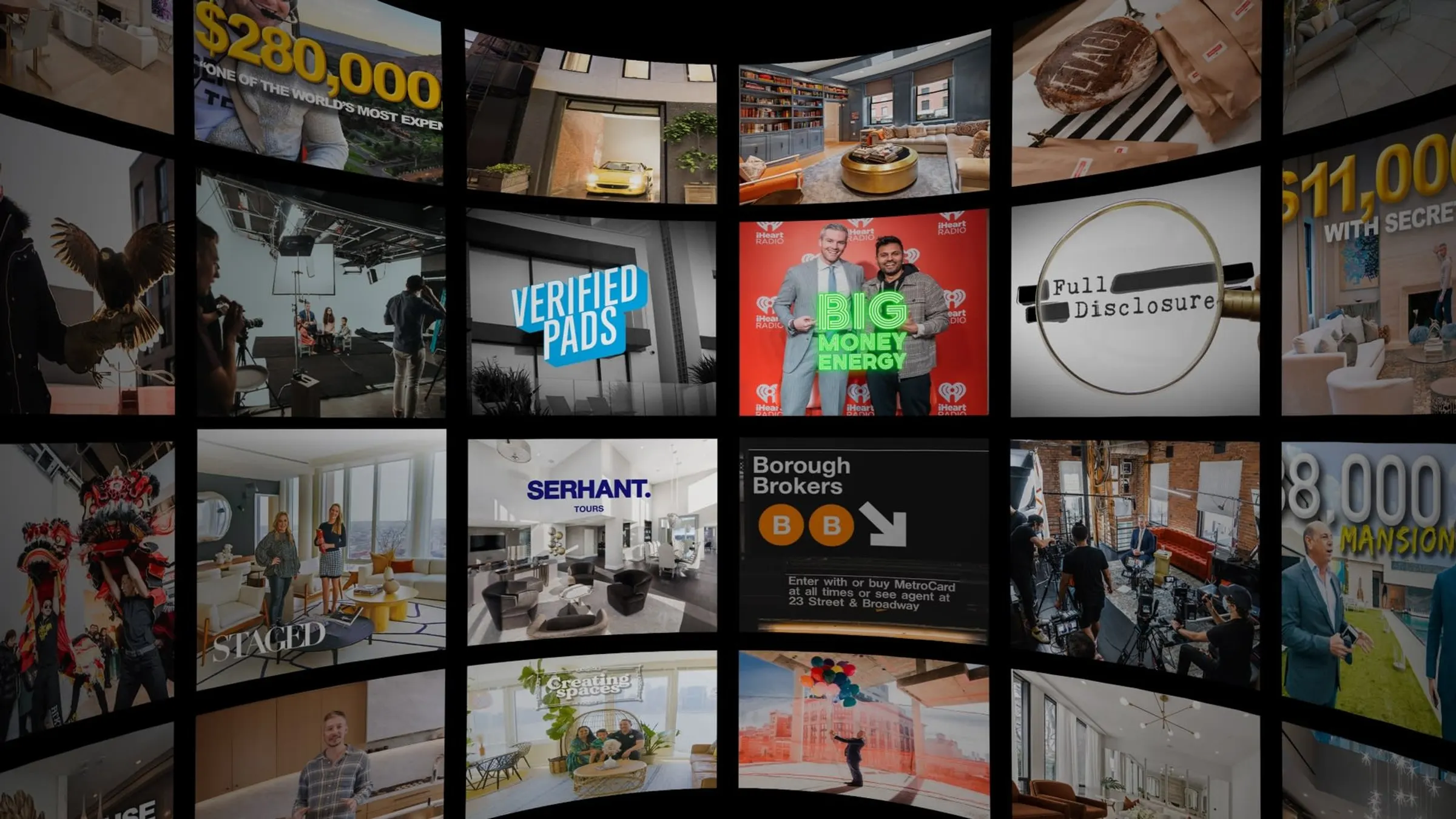SERHANT. media and social content examples